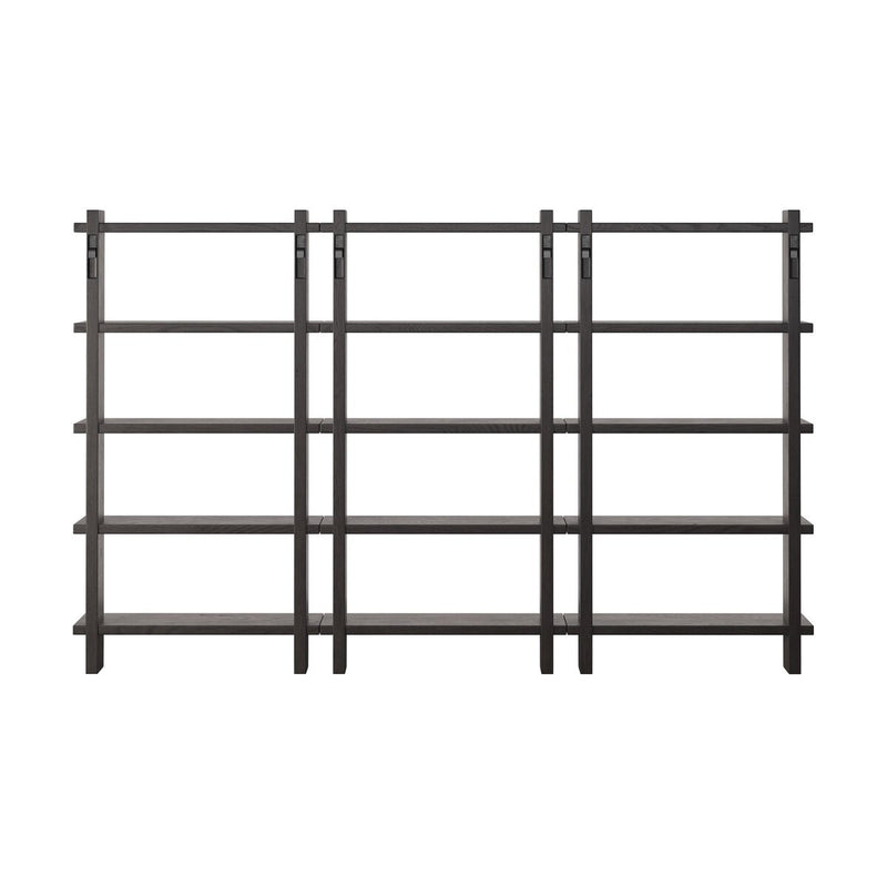 James Wall Mounted Bookcase - Triple