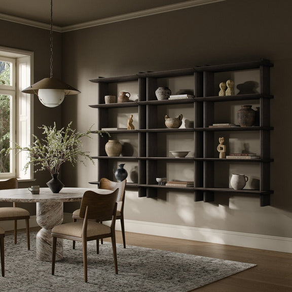 James Wall Mounted Bookcase - Triple