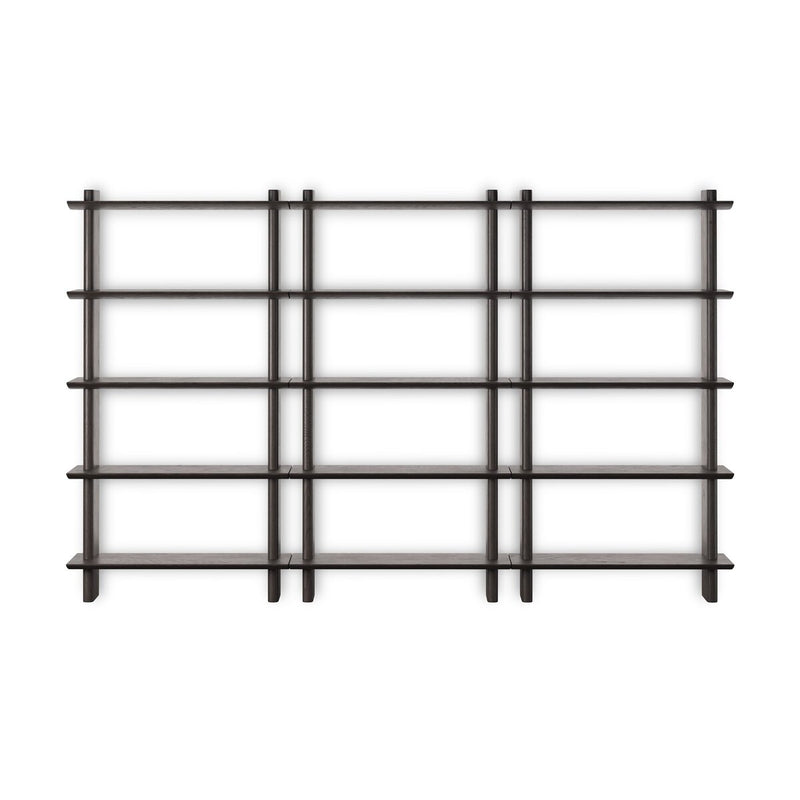 James Wall Mounted Bookcase - Triple