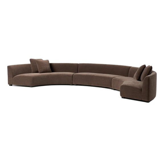 Liam 3-Piece Sectional - Leora Mink