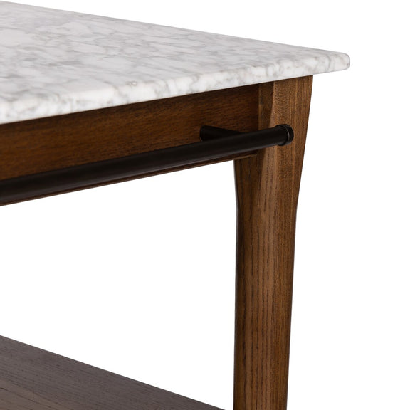 Lawhon Kitchen Island - Carrara White Marble