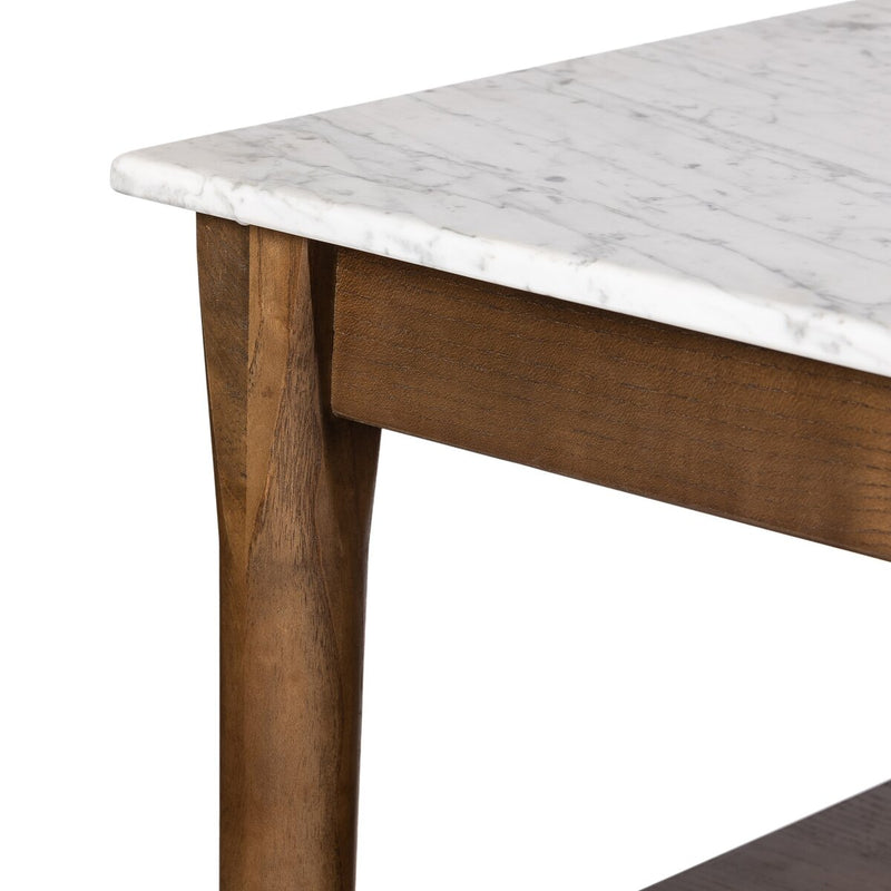 Lawhon Kitchen Island - Carrara White Marble