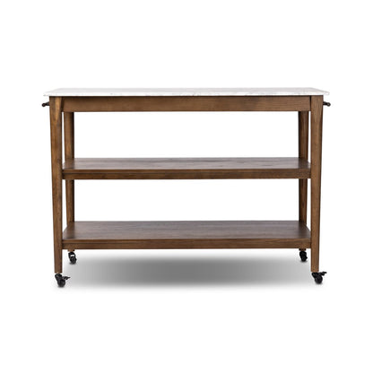 Lawhon Kitchen Island - Carrara White Marble