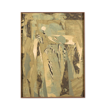 Memoria Transversal II - Blue by Blasto - 18"X24"