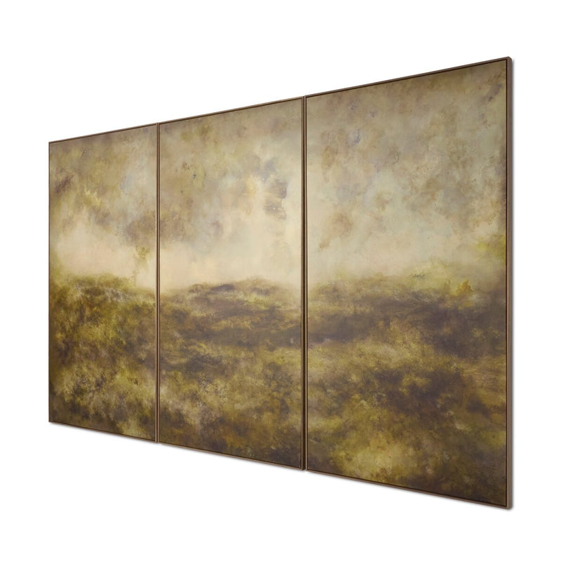 Tempore Triptych by Matera - 67.5"X40"