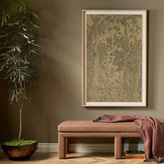 Small Wooded Landscape by Hercules Segers - 40"X60"