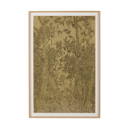 Small Wooded Landscape by Hercules Segers - 24"X32"