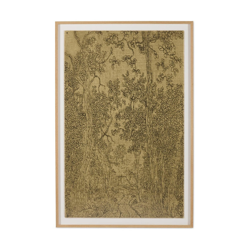 Small Wooded Landscape by Hercules Segers - 24"X32"