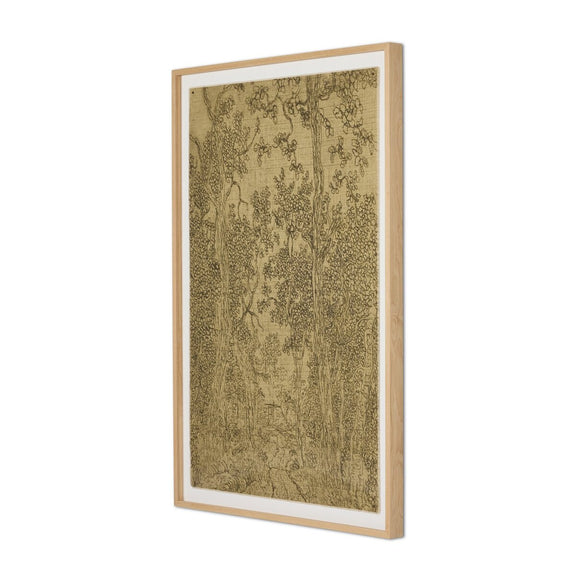 Small Wooded Landscape by Hercules Segers - 24"X32"