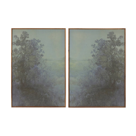 The Knowing Diptych by Aileen Fitzgerald - 60"X40"