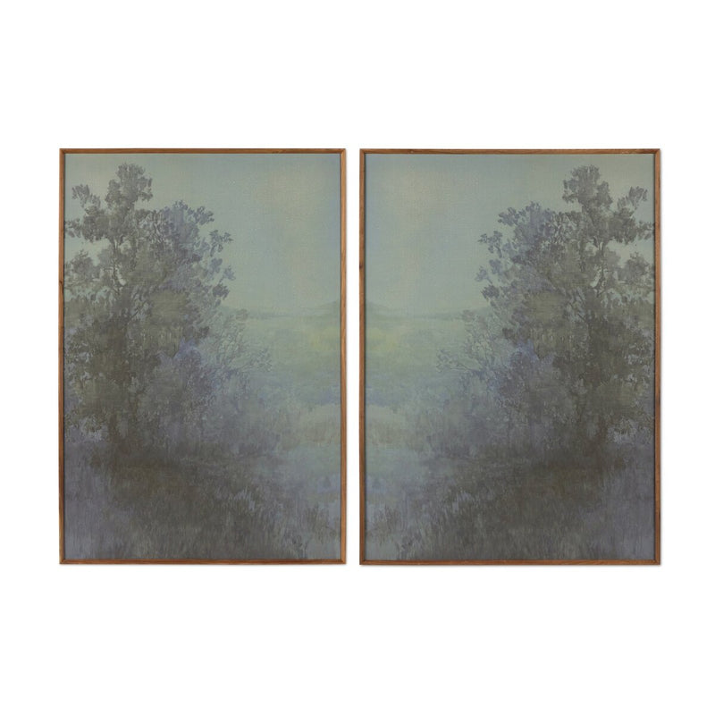 The Knowing Diptych by Aileen Fitzgerald - 60"X40"