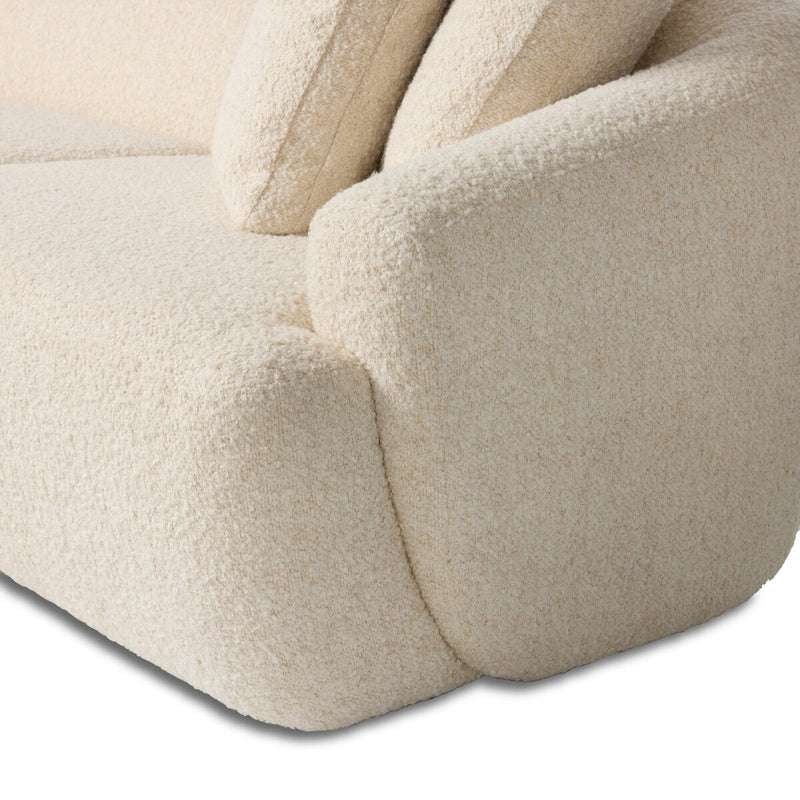 Lisa 3Pc Sectional - Gemena Cream