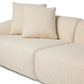 Lisa 3Pc Sectional - Gemena Cream