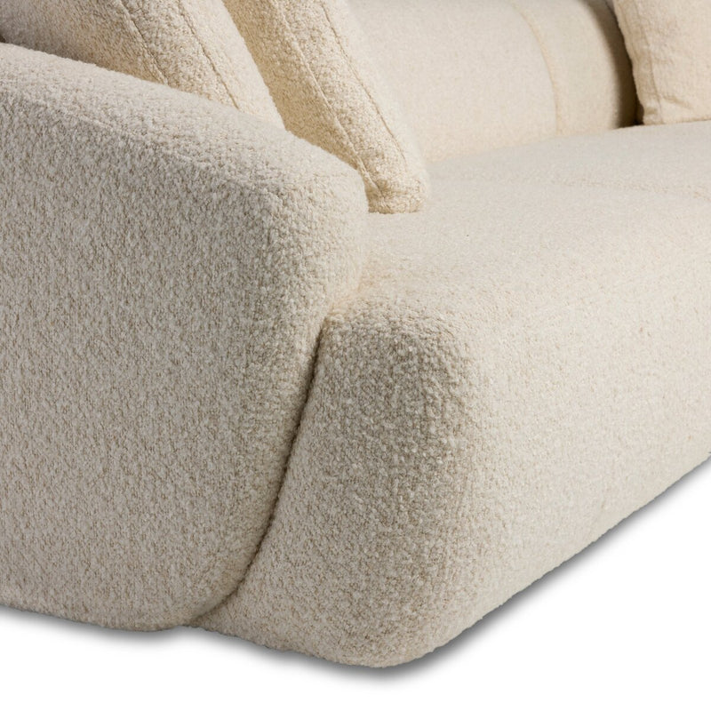 Lisa 3Pc Sectional - Gemena Cream