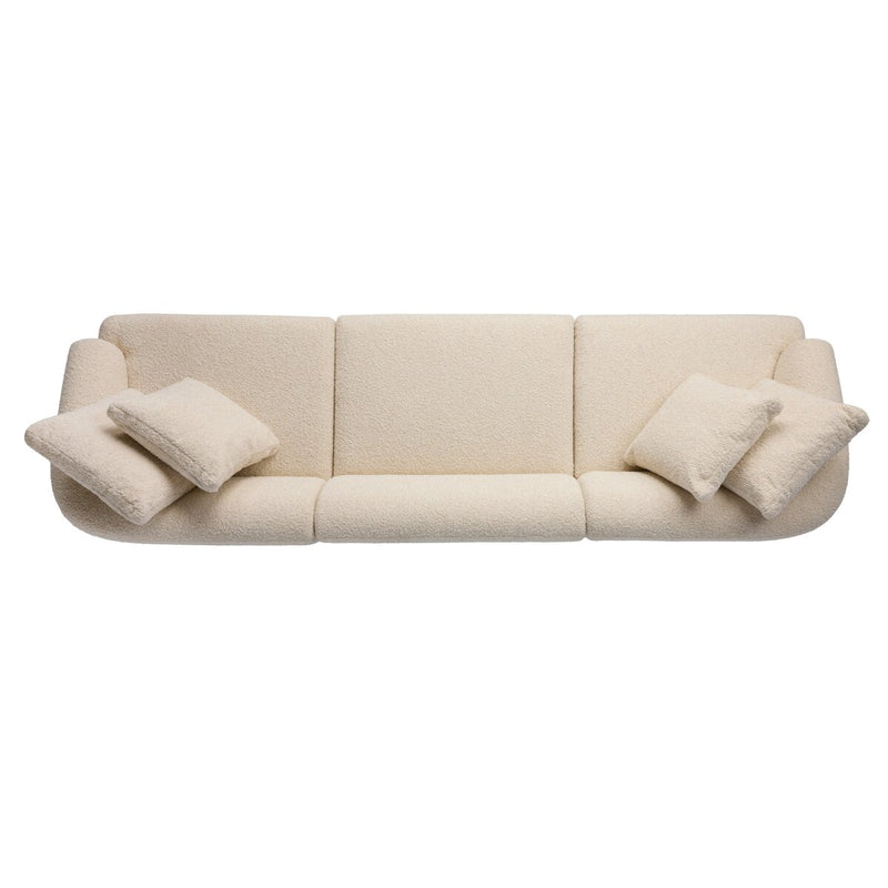 Lisa 3Pc Sectional - Gemena Cream