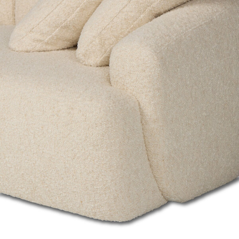 Lisa 5Pc Sectional - Gemena Cream