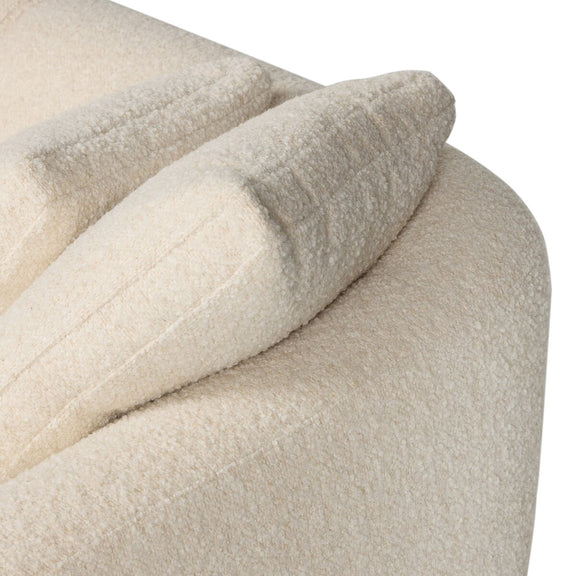 Lisa 5Pc Sectional - Gemena Cream