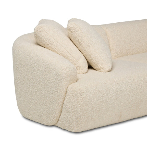 Lisa 5Pc Sectional - Gemena Cream