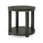 Melange Green With Envy Round End Table