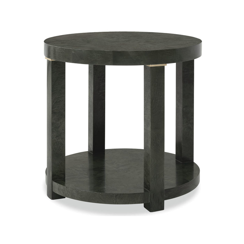 Melange Green With Envy Round End Table