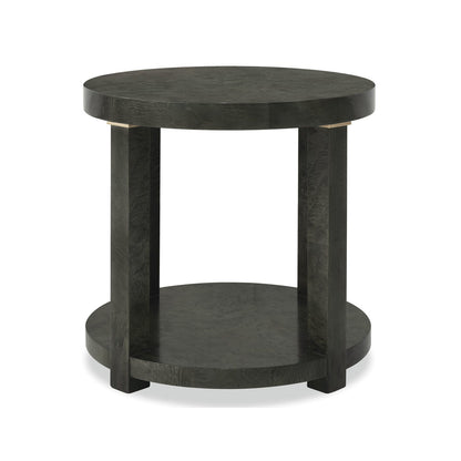 Melange Green With Envy Round End Table