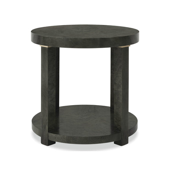 Melange Green With Envy Round End Table
