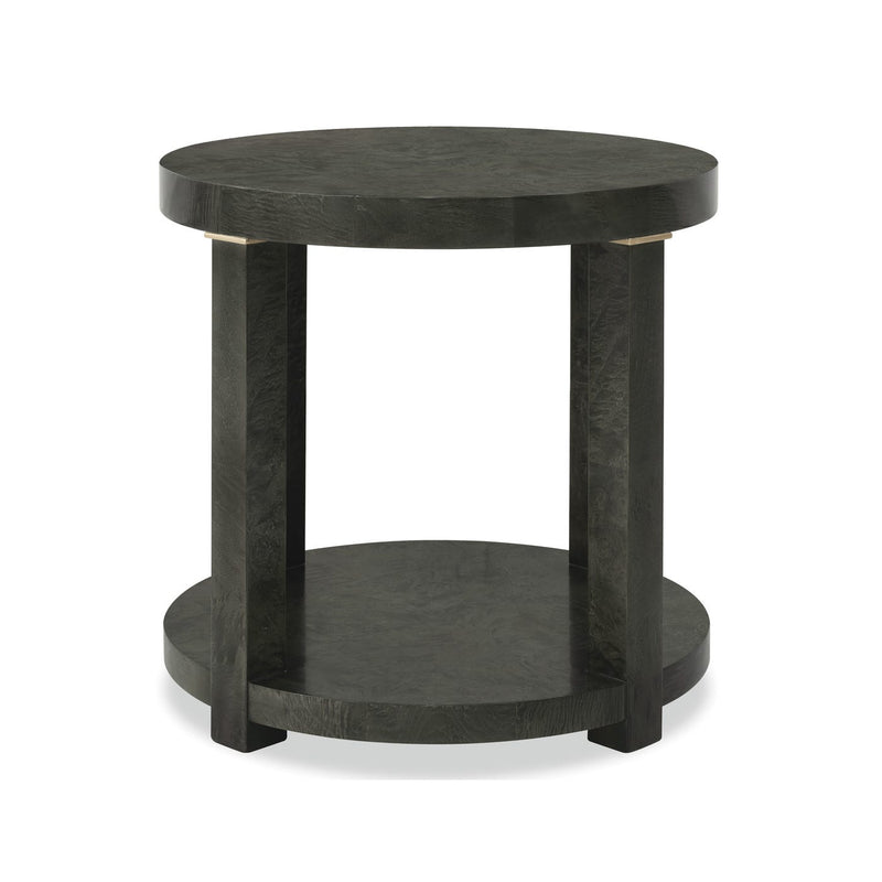 Melange Green With Envy Round End Table