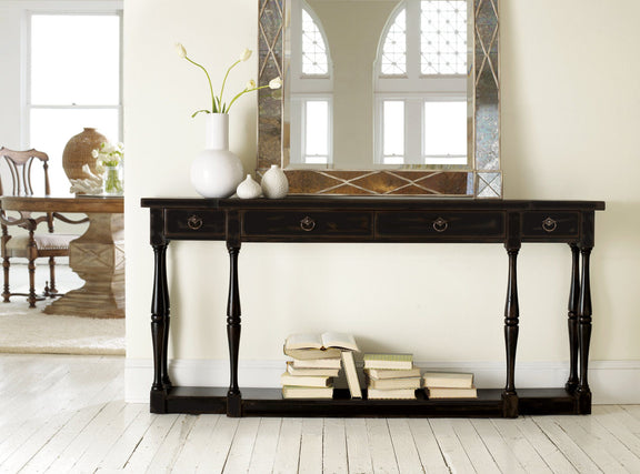 Sanctuary Four-Drawer Thin Console