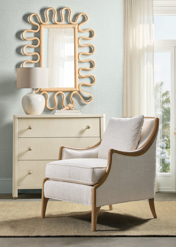 Archives Raffia Three-Drawer Chest
