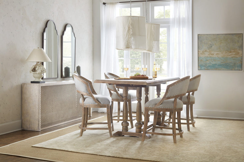 Boheme Garnier Barrel Back Counter Stool