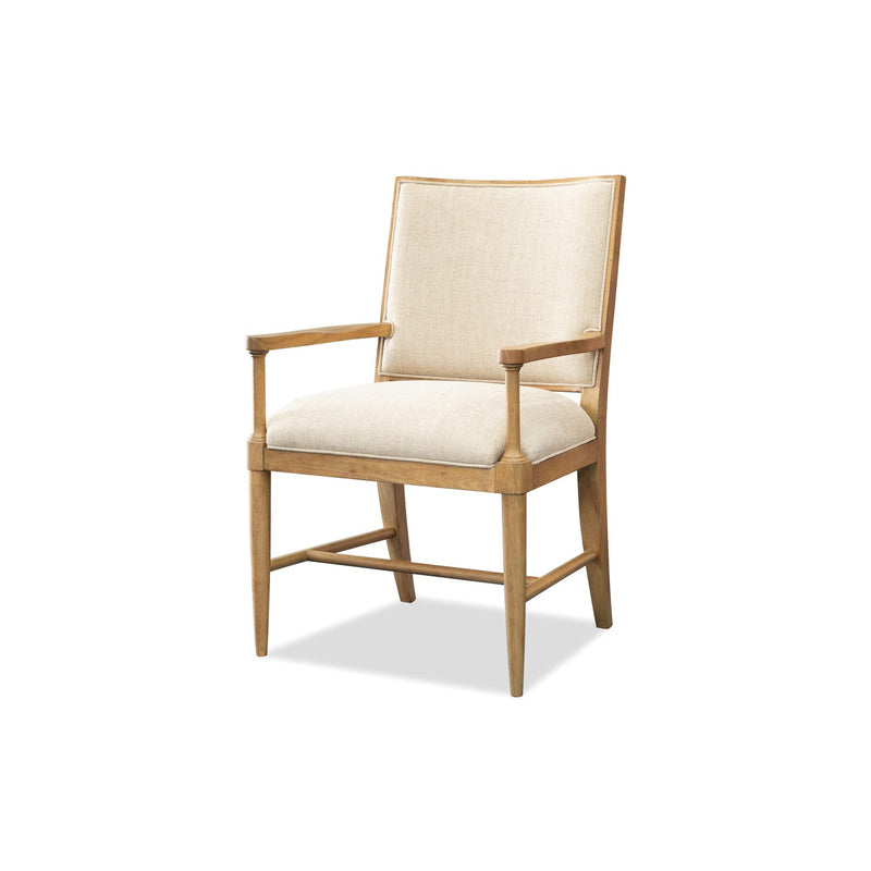 Cashiers Arm Fabric Chair - Almond