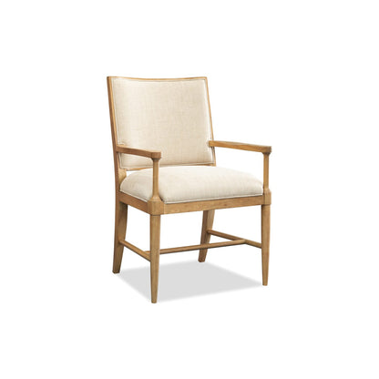 Cashiers Arm Fabric Chair - Almond