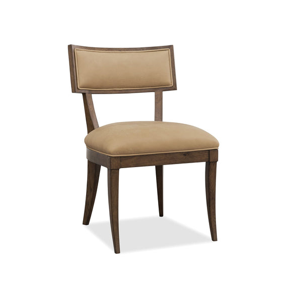 Cashiers Klismos Leather Chair