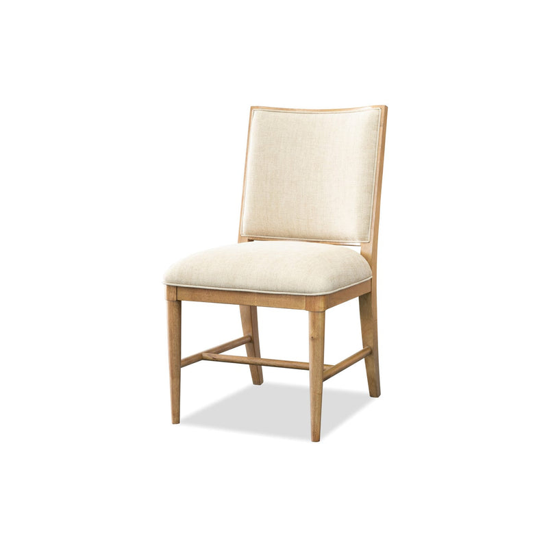 Cashiers Dining Side Fabric Chair - Almond