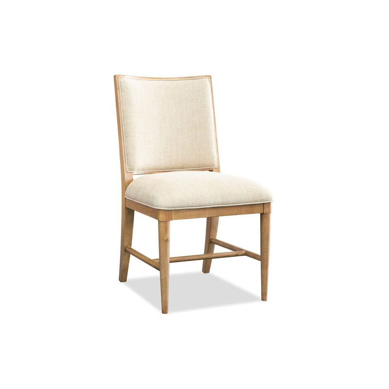 Cashiers Dining Side Fabric Chair - Almond