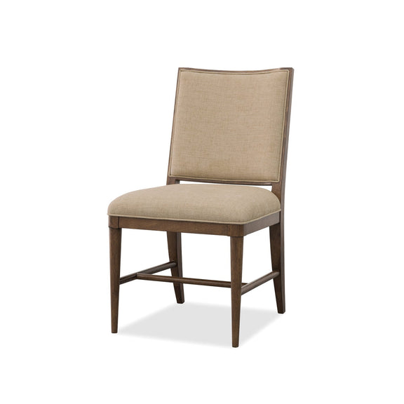 Cashiers Dining Side Fabric Chair - Chestnut