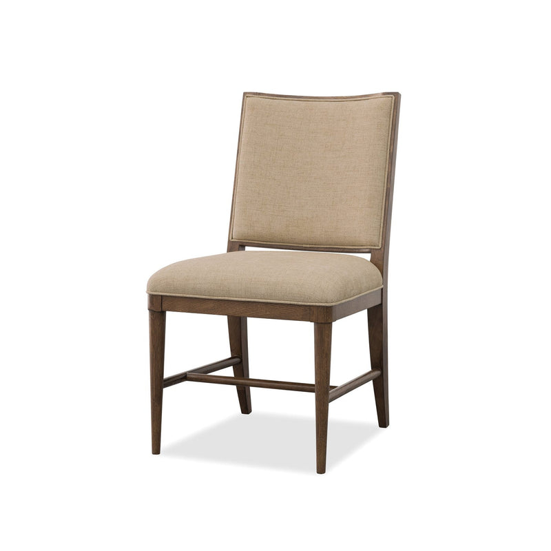 Cashiers Dining Side Fabric Chair - Chestnut