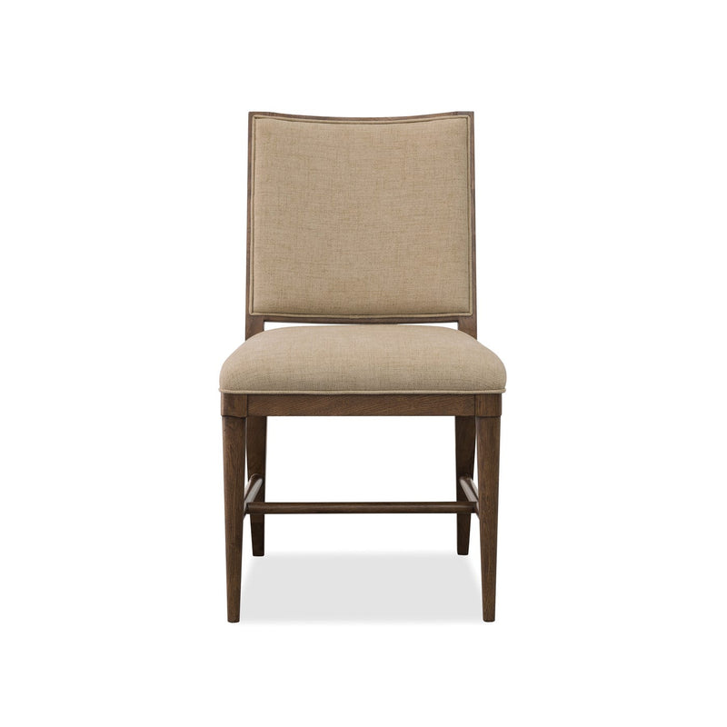 Cashiers Dining Side Fabric Chair - Chestnut