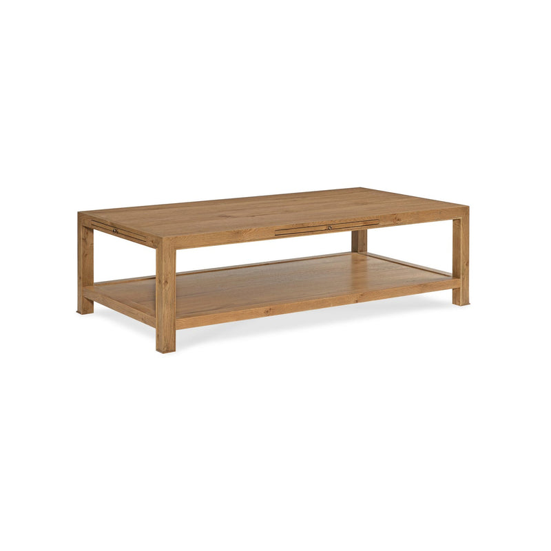 Cashiers Large Rectangle Cocktail Table - Almond