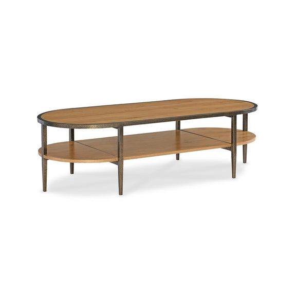 Cashiers Oval Cocktail Table - Almond