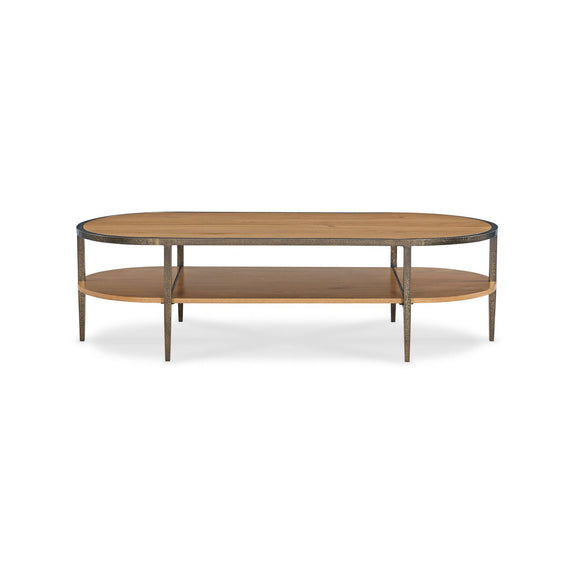 Cashiers Oval Cocktail Table - Almond