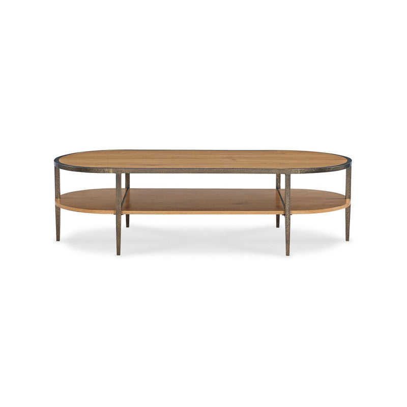 Cashiers Oval Cocktail Table - Almond