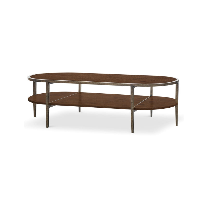 Cashiers Oval Cocktail Table - Chestnut