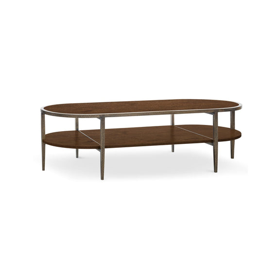 Cashiers Oval Cocktail Table - Chestnut