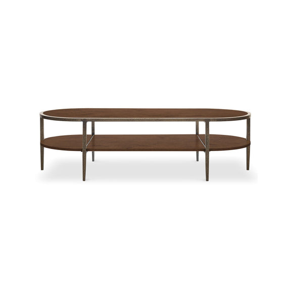 Cashiers Oval Cocktail Table - Chestnut