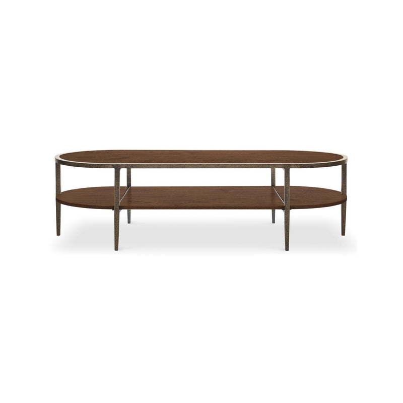 Cashiers Oval Cocktail Table - Chestnut