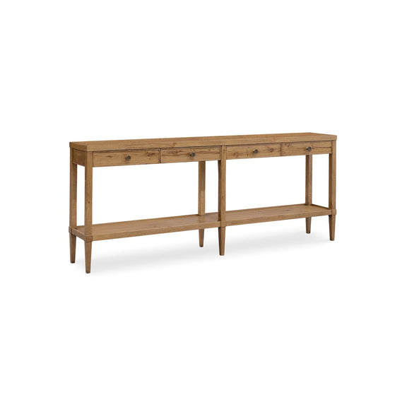 Cashiers Skinny Console Table - Almond