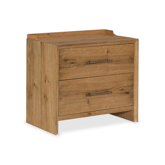 Cashiers Two Drawer Nightstand - Almond