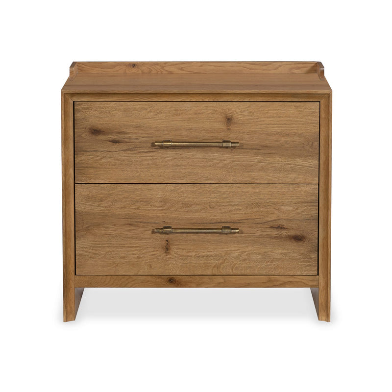 Cashiers Two Drawer Nightstand - Almond