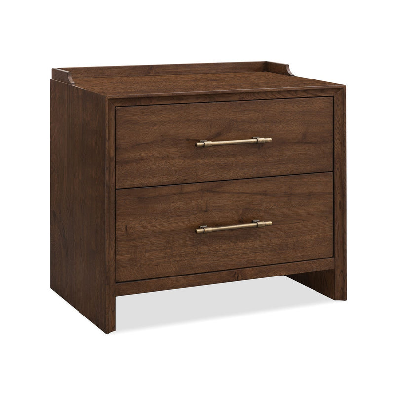 Cashiers Two Drawer Nightstand - Chestnut